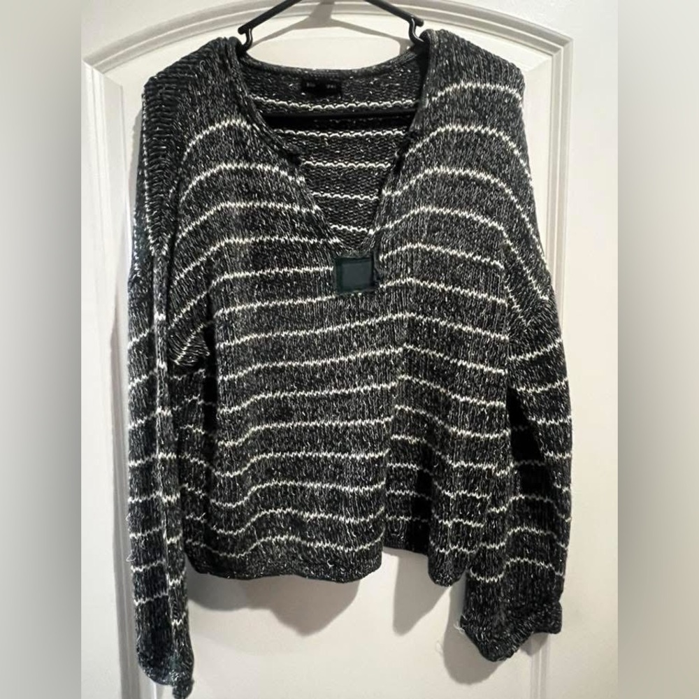 Striped Knit Women's Sweater